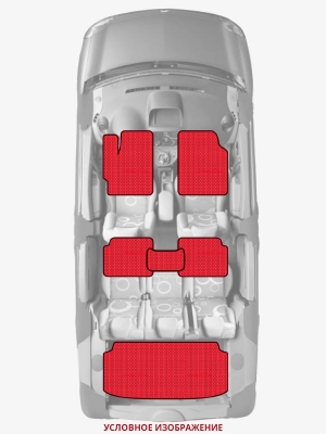 ЭВА коврики «Queen Lux» комплект для Nissan X-Trail